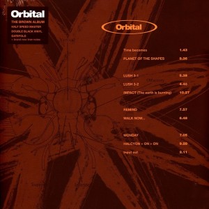 Orbital 2LP (the brown...