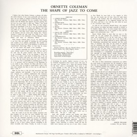 The Shape Of Jazz To Come LP