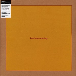 Leaving Meaning LP vinyl